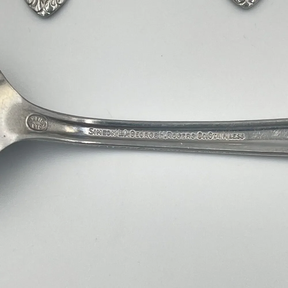 Oneida HOMESTEAD Rogers Stainless Replacement Flatware Spoons (18) 9 Tea 9 Table